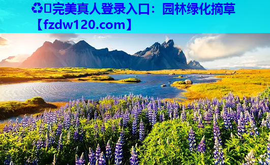 ♻️完美真人登录入口：园林绿化摘草