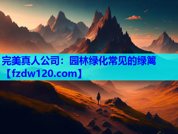 完美真人公司：园林绿化常见的绿篱