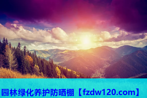 园林绿化养护防晒棚