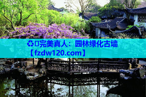 ♻️完美真人：园林绿化古墙