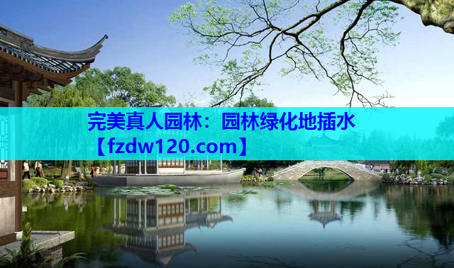 完美真人园林：园林绿化地插水