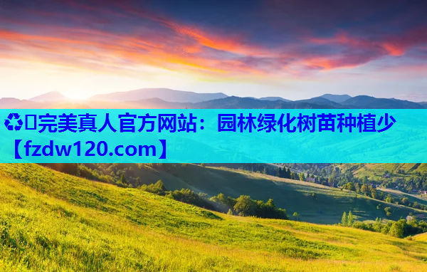 ♻️完美真人官方网站：园林绿化树苗种植少