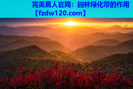 园林绿化带的作用