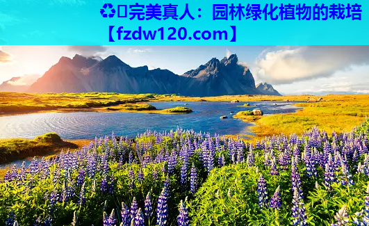 园林绿化植物的栽培