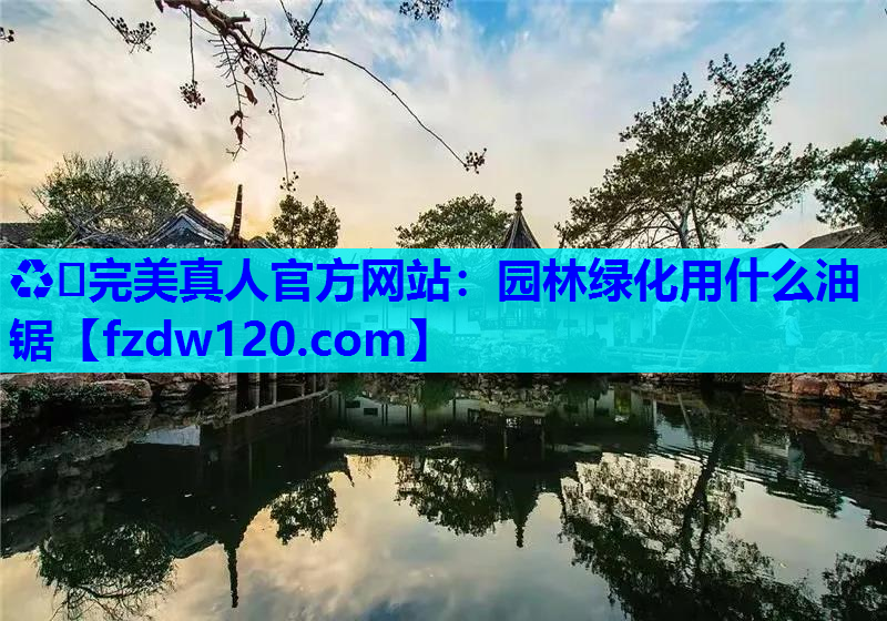 园林绿化用什么油锯