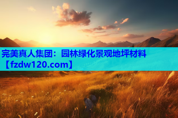 园林绿化景观地坪材料
