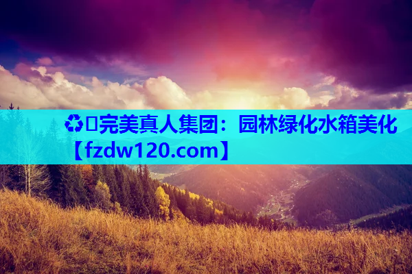 园林绿化水箱美化